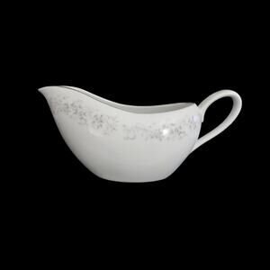 Camelot Carrousel 1315 Japan Fine China Gravy Boat Platinum Floral Vintage